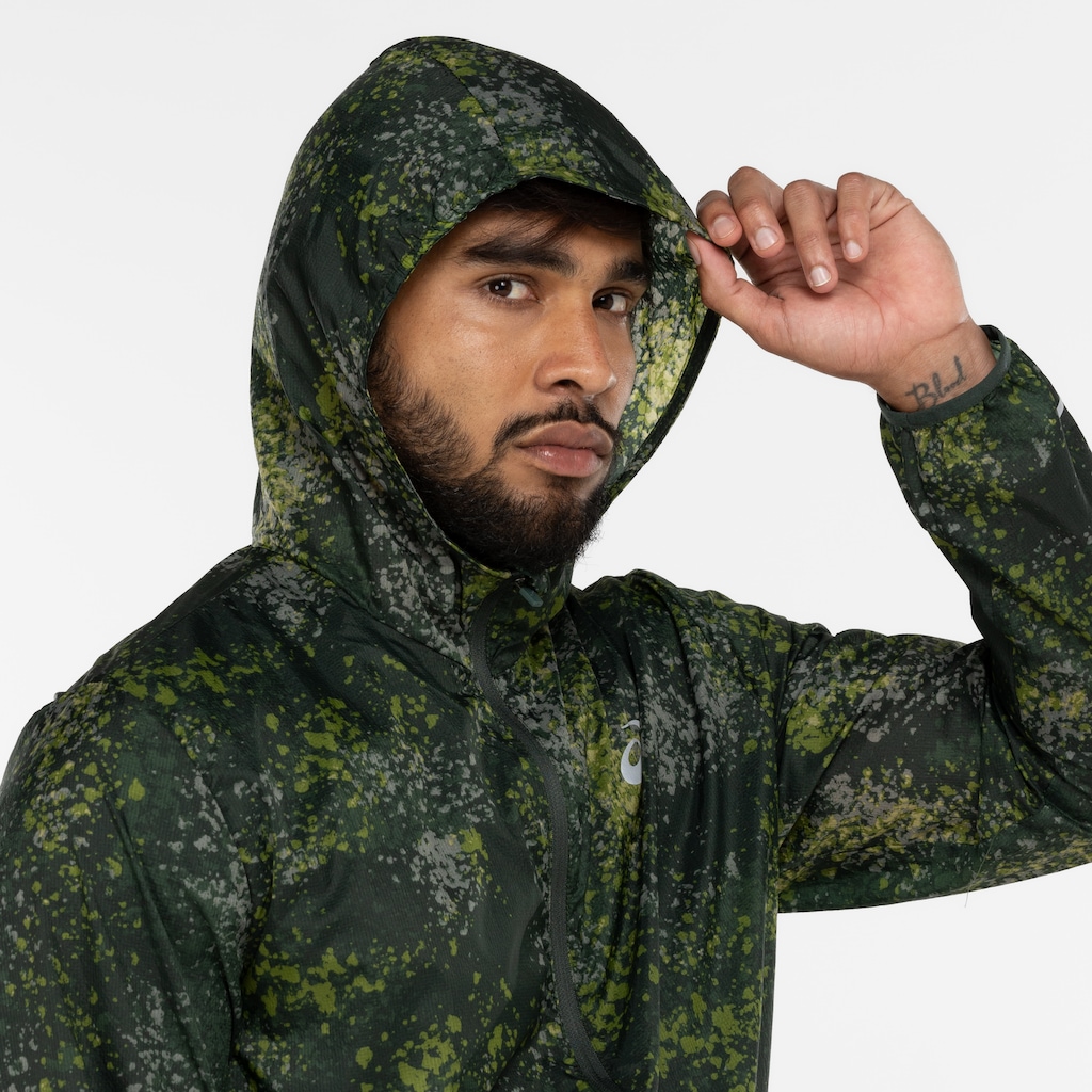 Imagem 3 do produto Jaqueta Masculina ASICS com Capuz Ultraleve Floresta