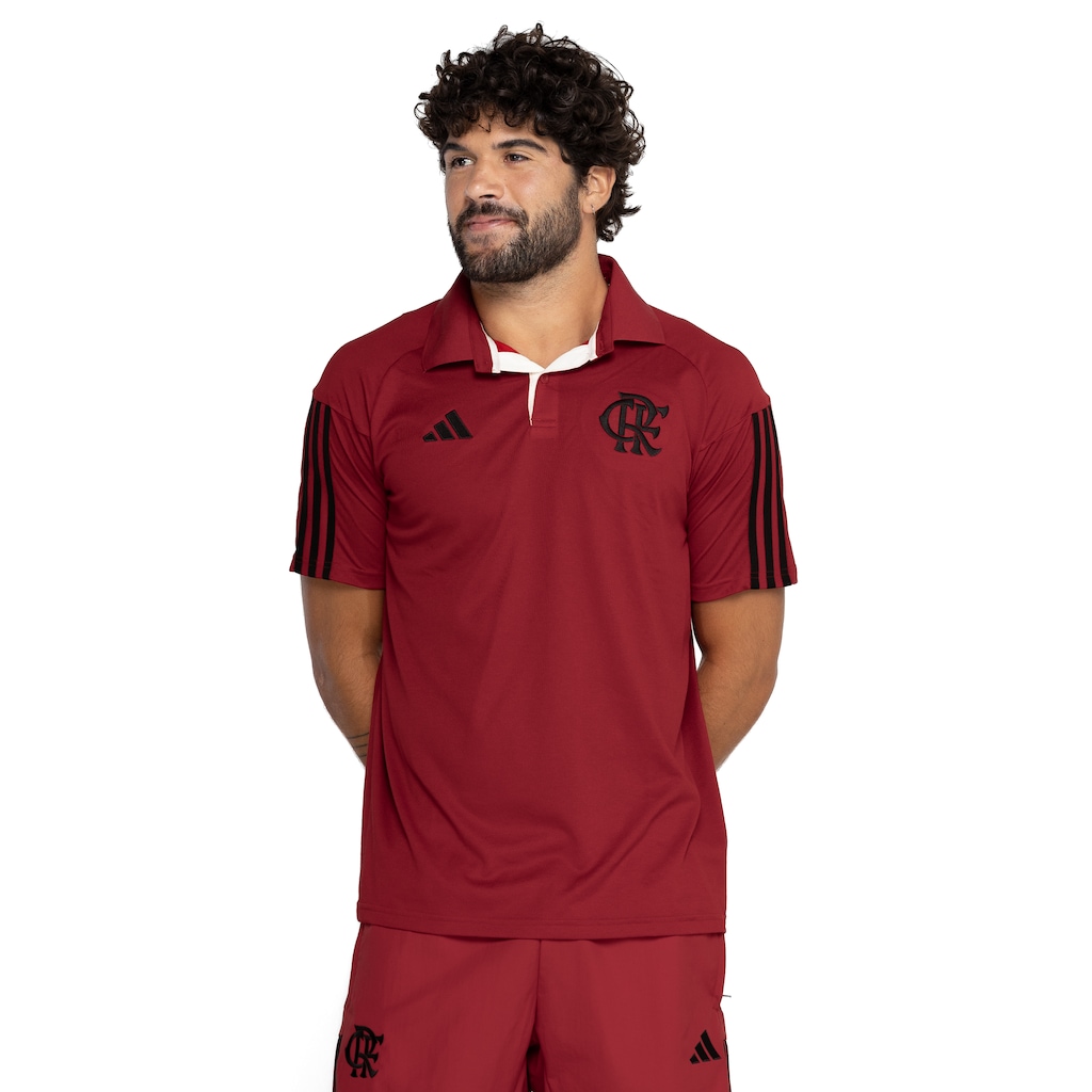 Camisa Polo do Flamengo Masculina adidas Casual - Foto 2
