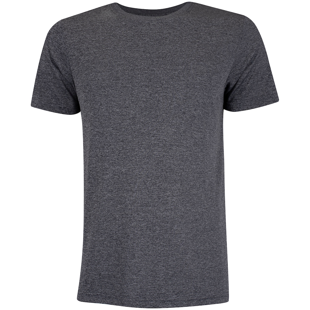 Camiseta Masculina Oxer Manga Curta Malha Mescla Basic