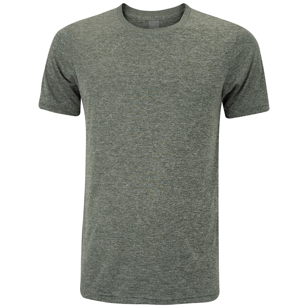 Camiseta Masculina Oxer Manga Curta Malha Mescla Basic