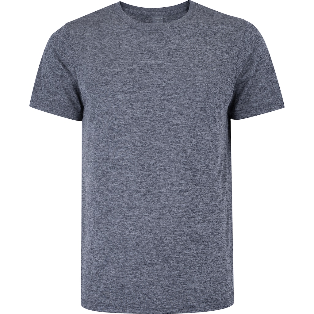 Camiseta Masculina Oxer Manga Curta Malha Mescla Basic