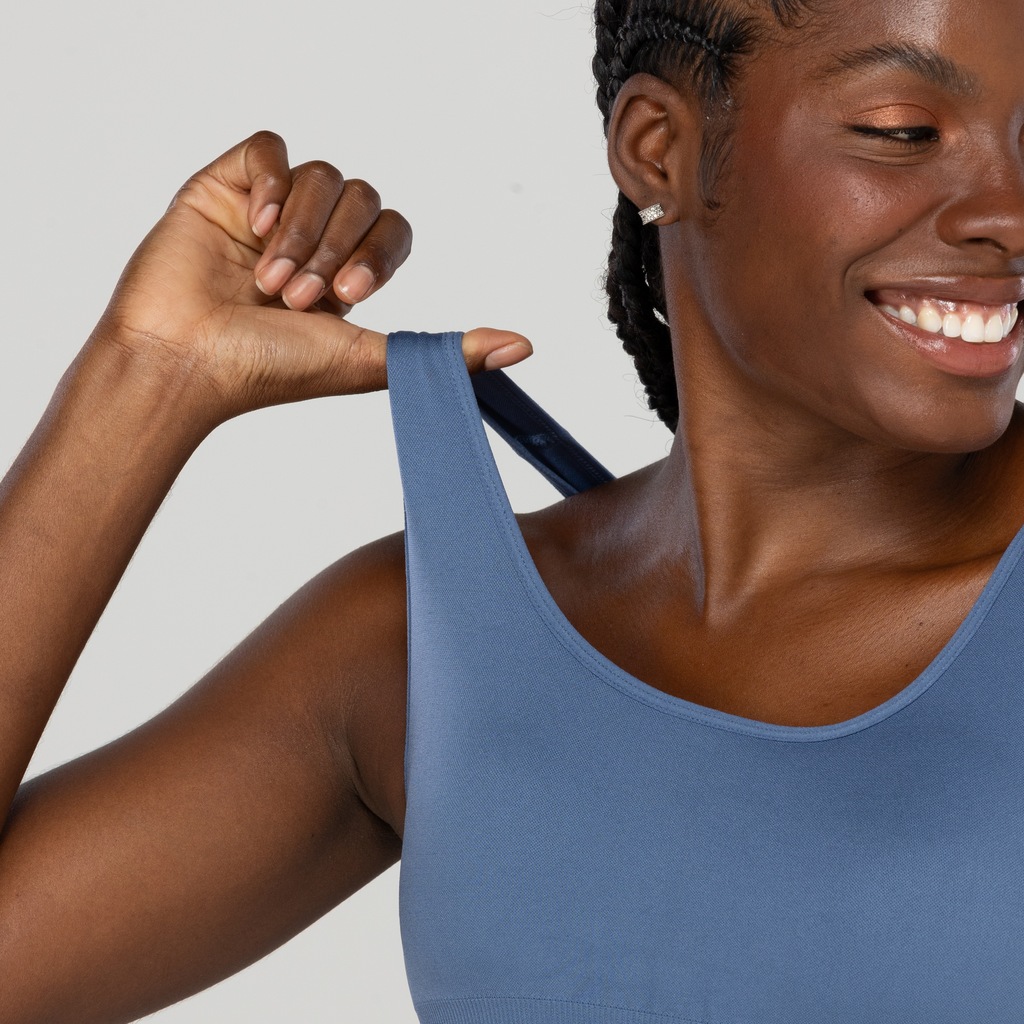Imagem 5 do produto Top Fitness com Bojo Removível Oxer Sem Costura Baixa Sustentação - Adulto