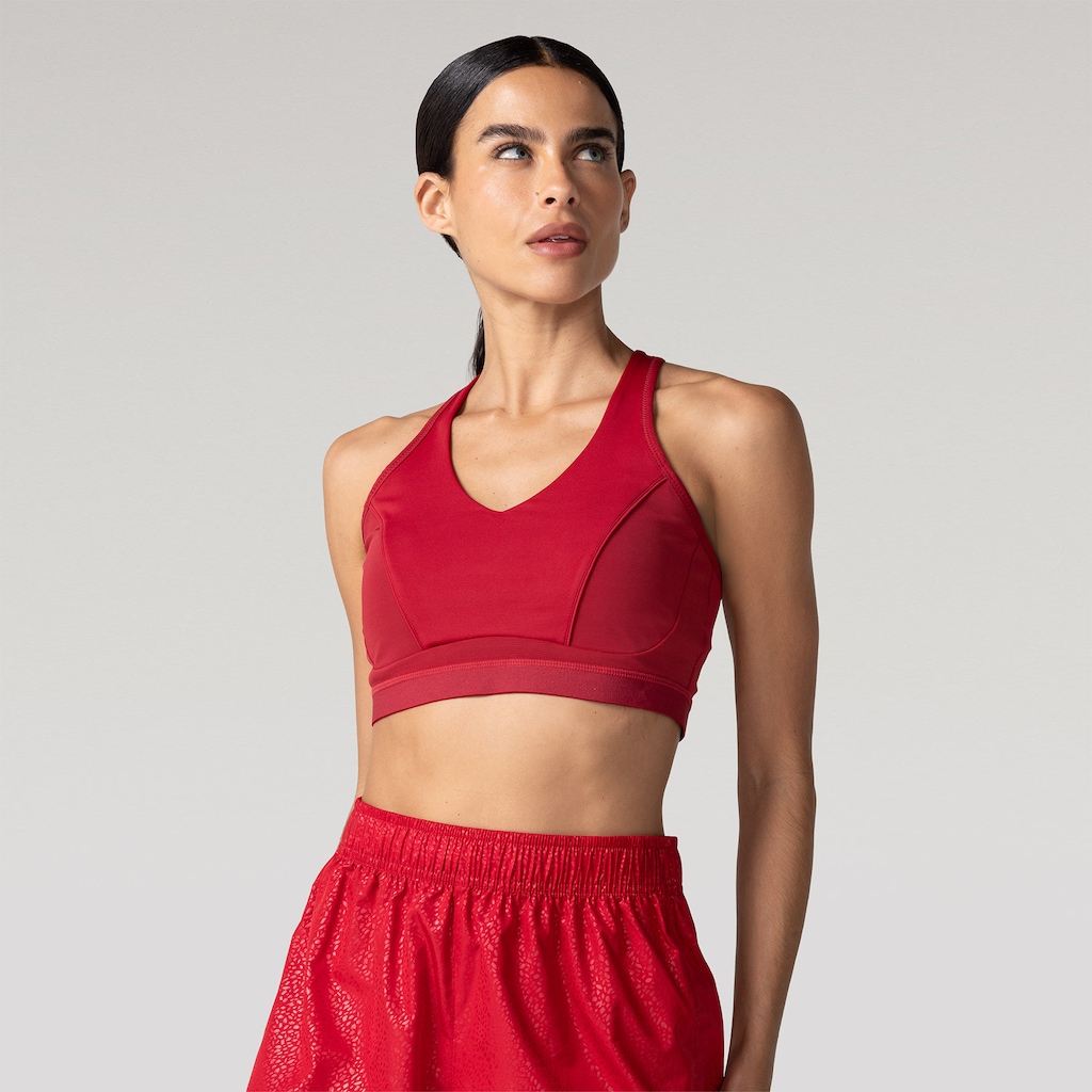 Top Fitness com Bojo Removível Oxer Alta Sustentação Adulto