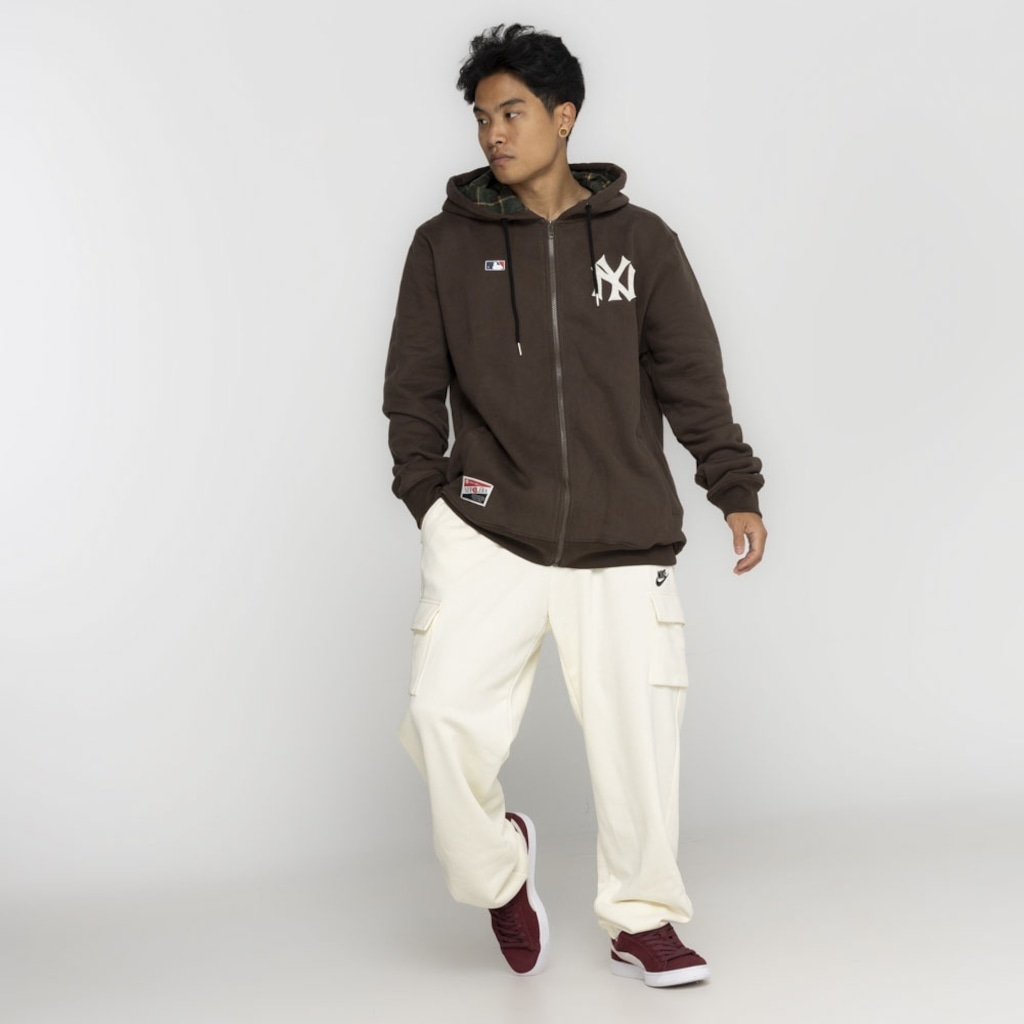 Blusa de Moletom New York Yankees New Era MLB Modern Classic