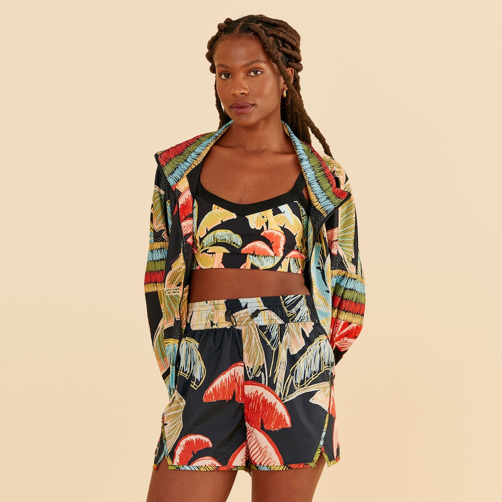 Short Feminino Farm Tela Noite de Coqueiro