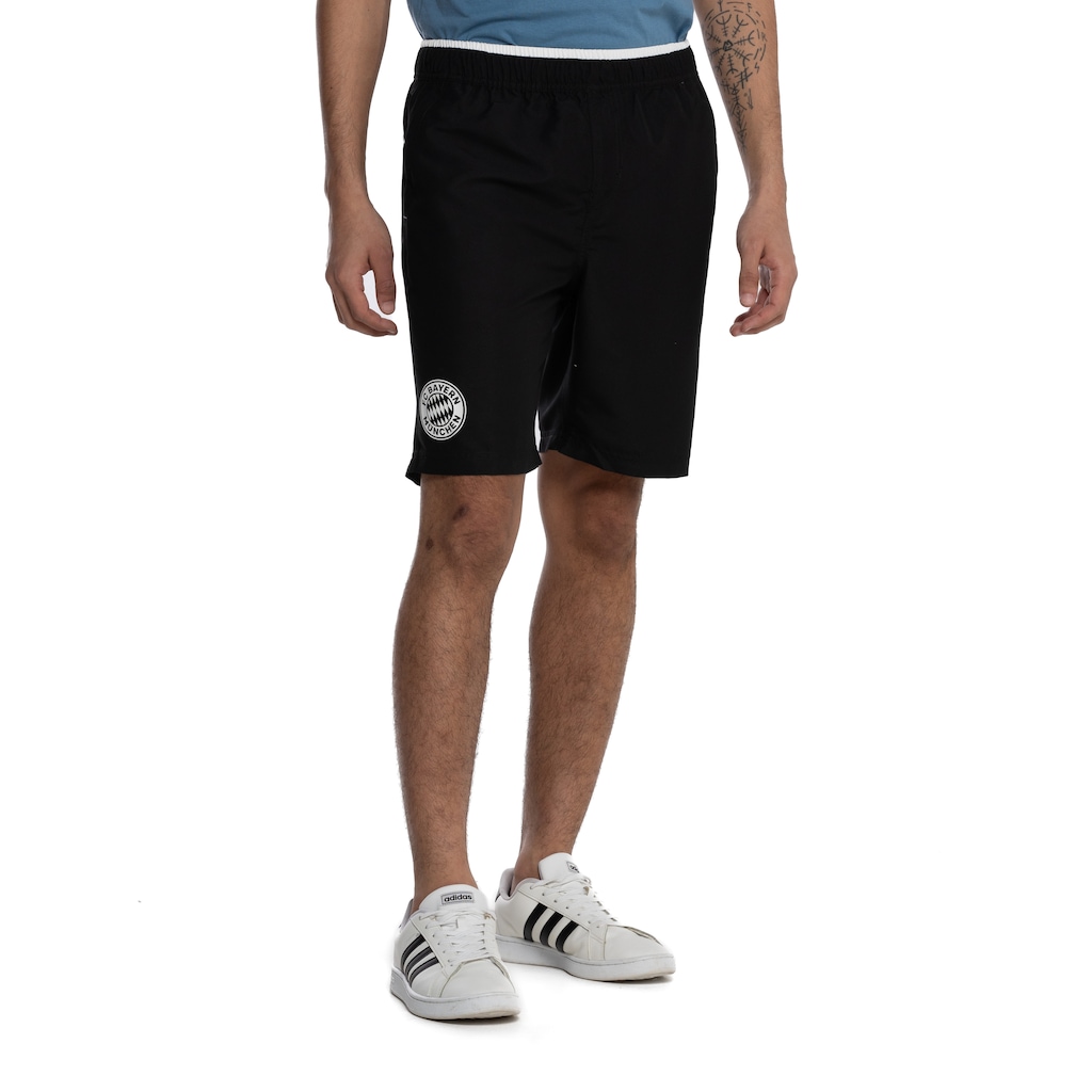 Bermuda do Bayern de Munique Masculina Black - Foto 2