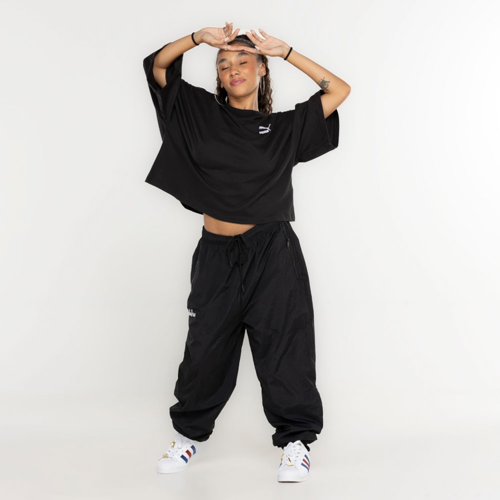 Blusa Cropped Feminina Puma Classics Oversized