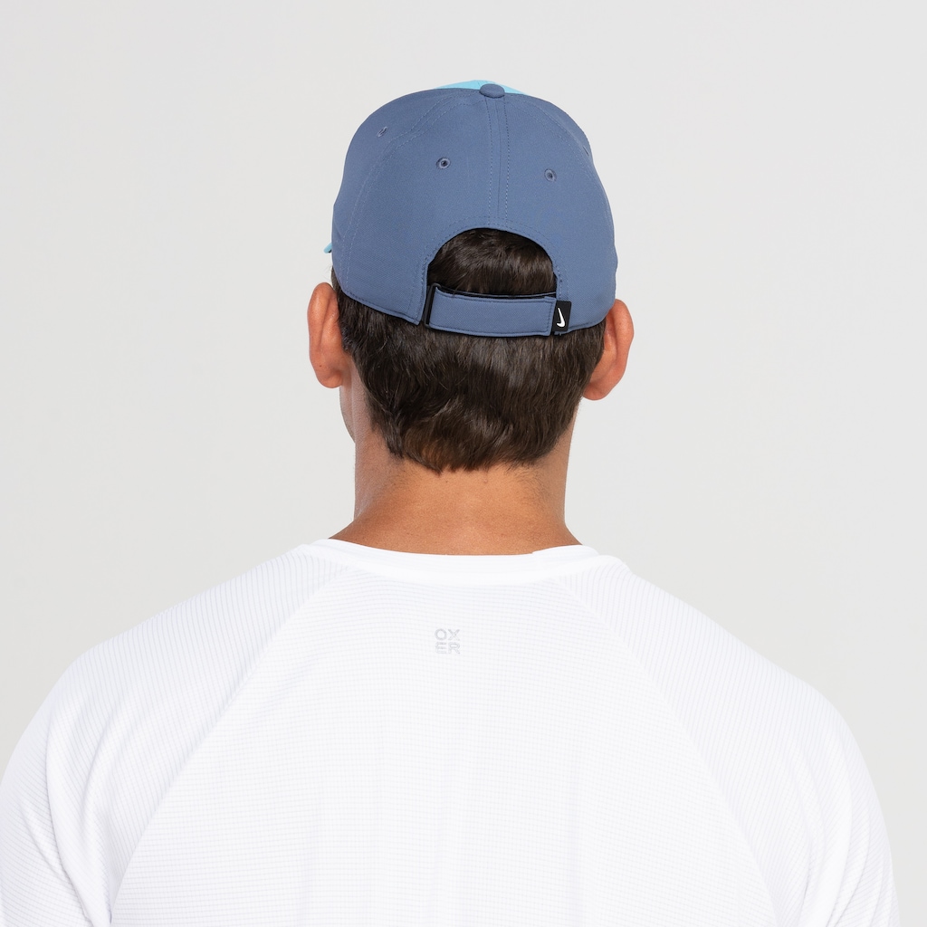 Imagem 3 do produto Boné Aba Curva Nike Strapback H86 Swoosh Denim - Adulto