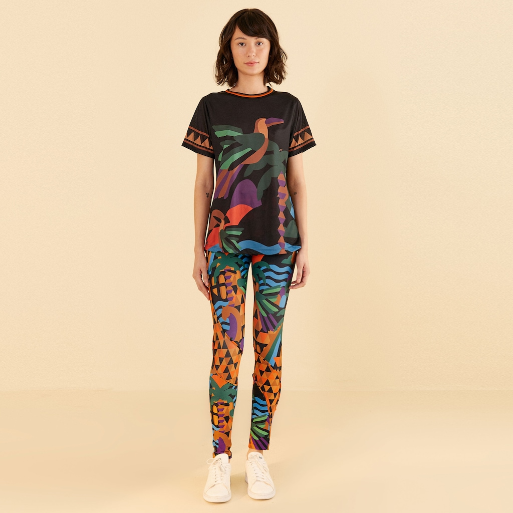 Imagem 3 do produto Camiseta Feminina Farm Manga Curta Dry Fit Rio Gráfico