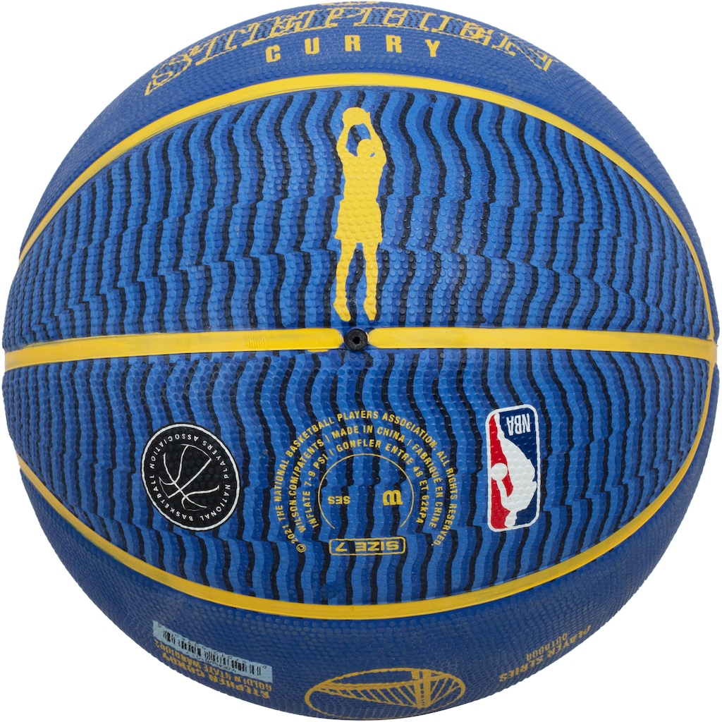 Imagem 3 do produto Bola de Basquete Golden State Warriors Stephen Curry 30 Wilson NBA