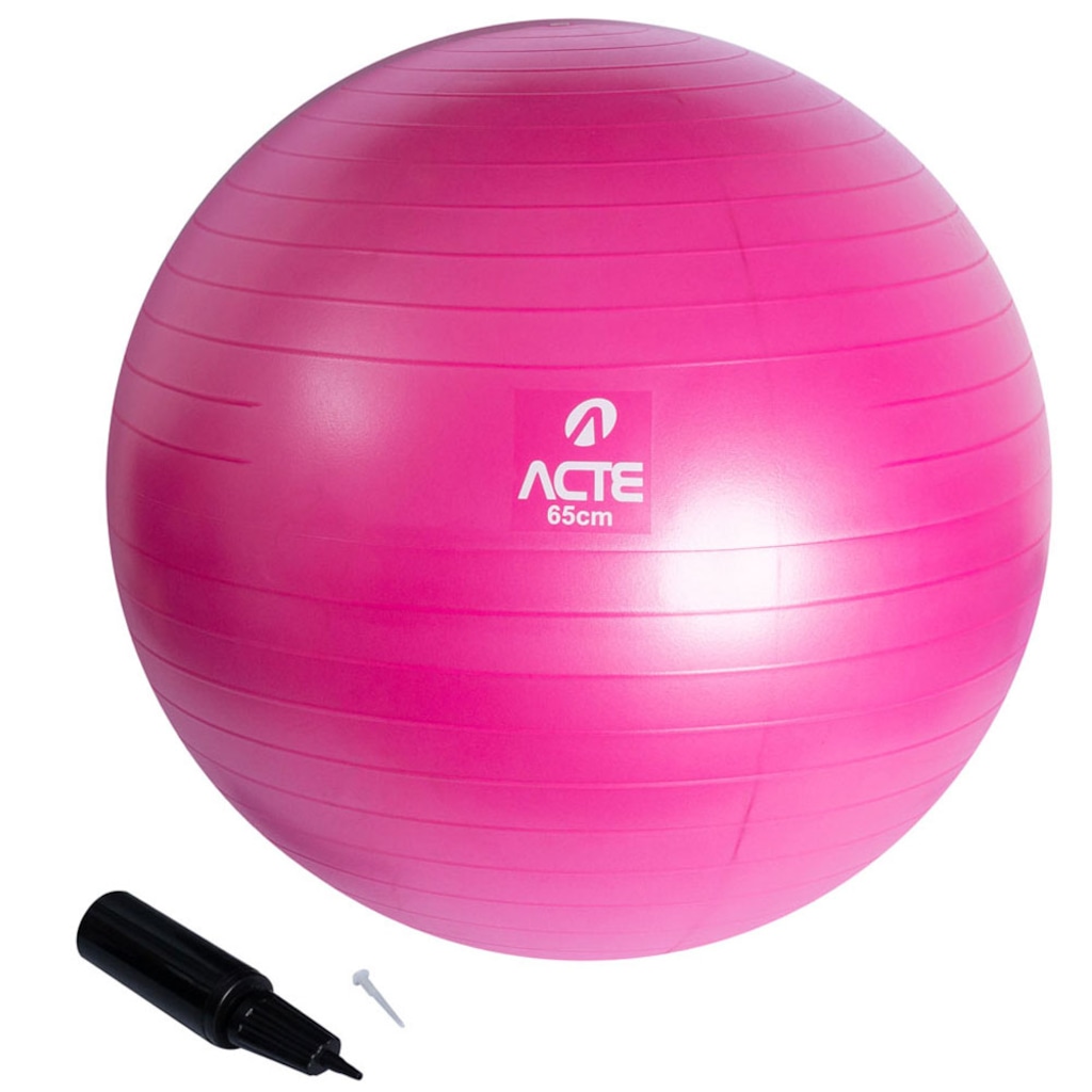 Bola de Ginástica ACTE Sports 65 cm com Bomba de Ar