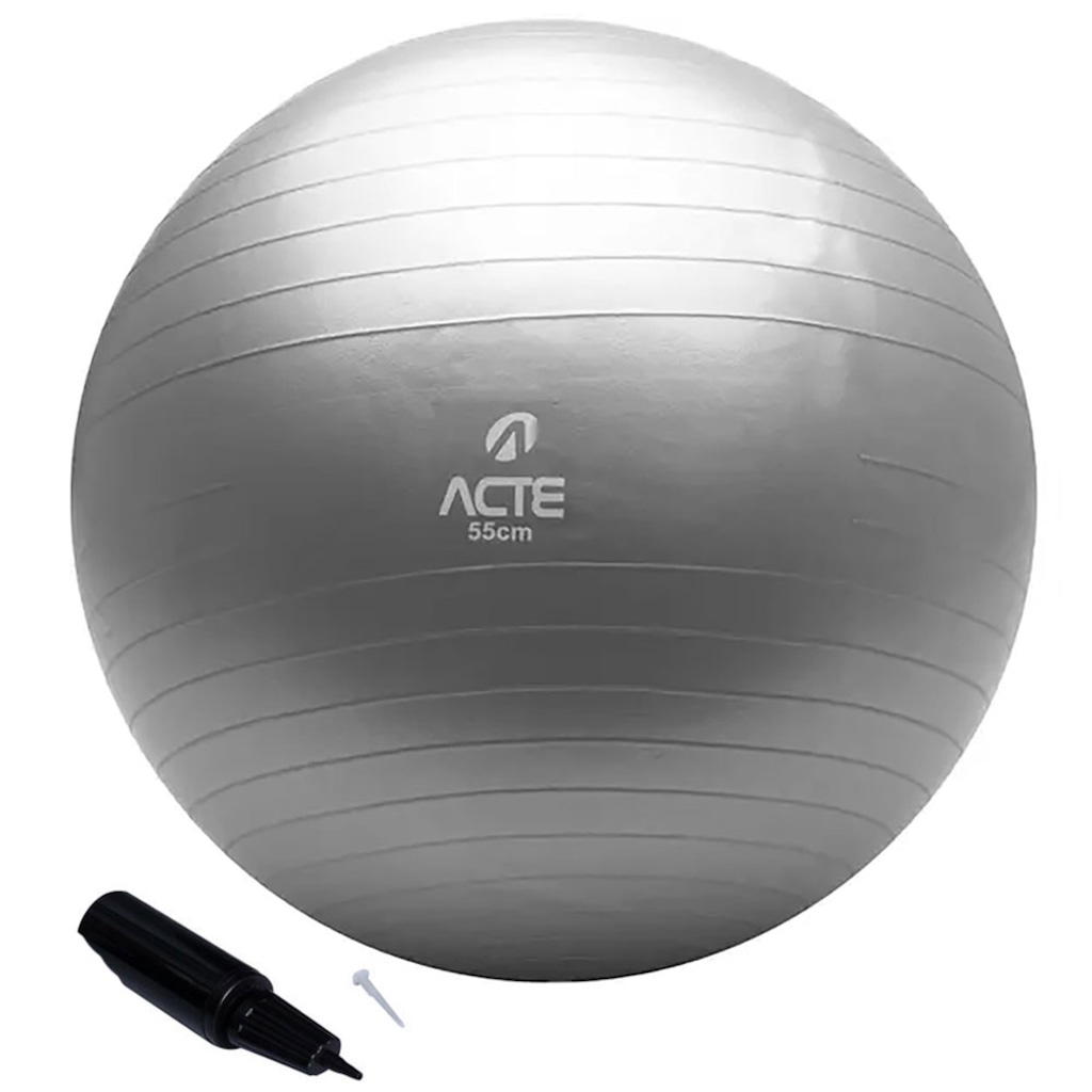 Imagem 1 do produto Bola de Ginástica para Pilates ACTE Sports 55 cm com Bomba de Ar