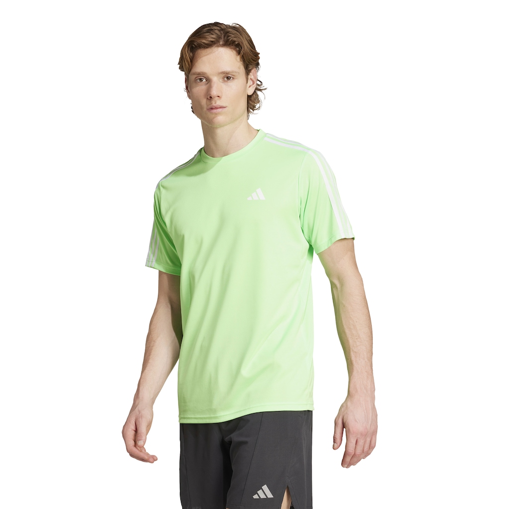 Camiseta Masculina adidas Manga Curta Essentials 3 Listras