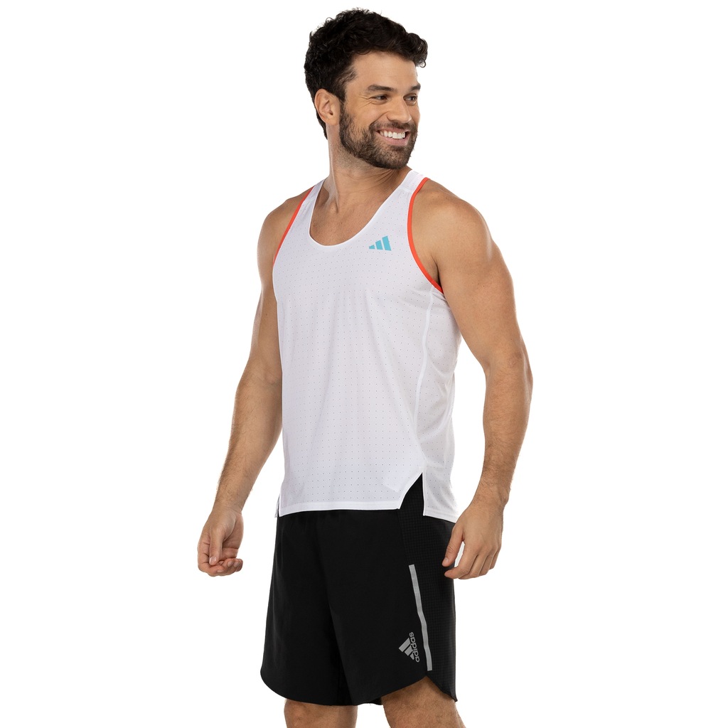 Camiseta Regata Masculina adidas Adizero SNGLT - Foto 2