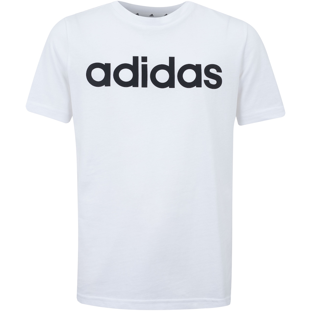 Camiseta Infantil adidas Manga Curta Logo Linear