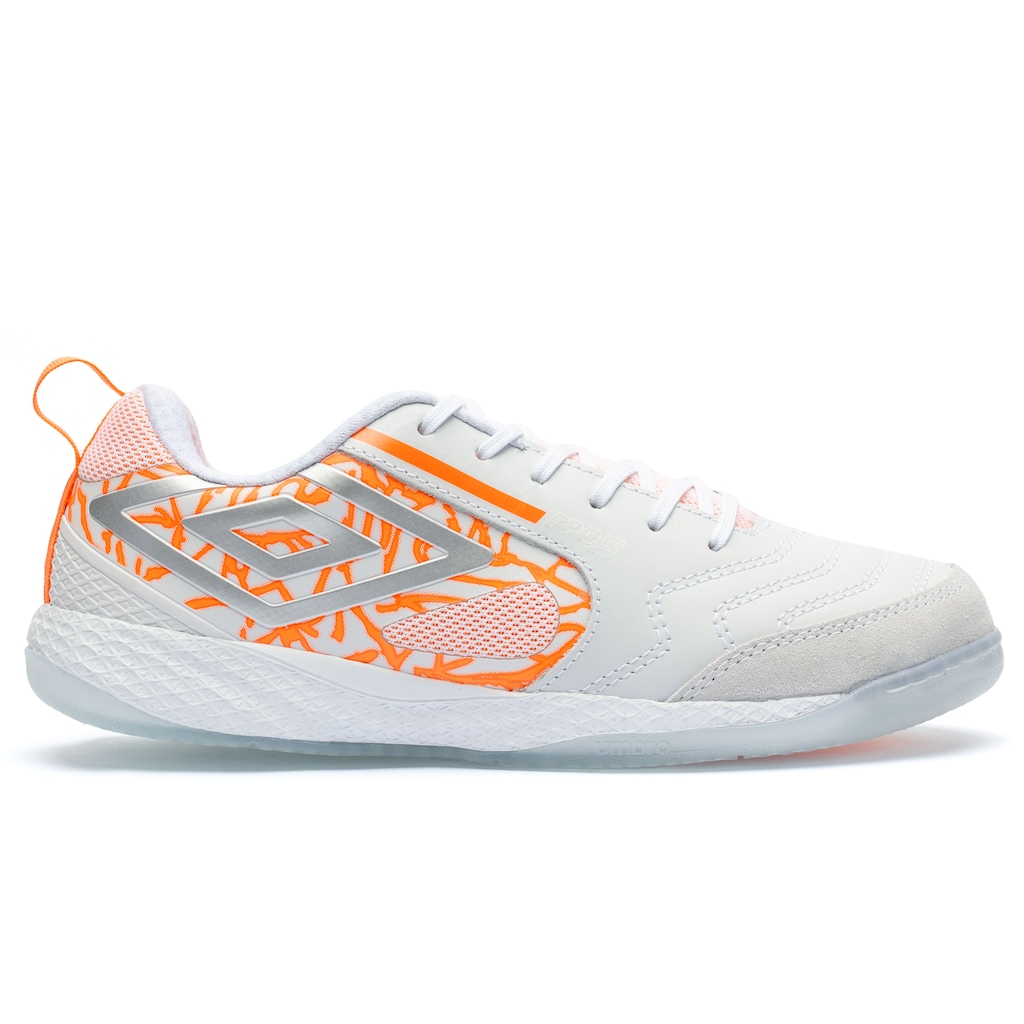 Chuteira Futsal Umbro Pro 5 Bump Polar Magma - Adulto - Foto 2