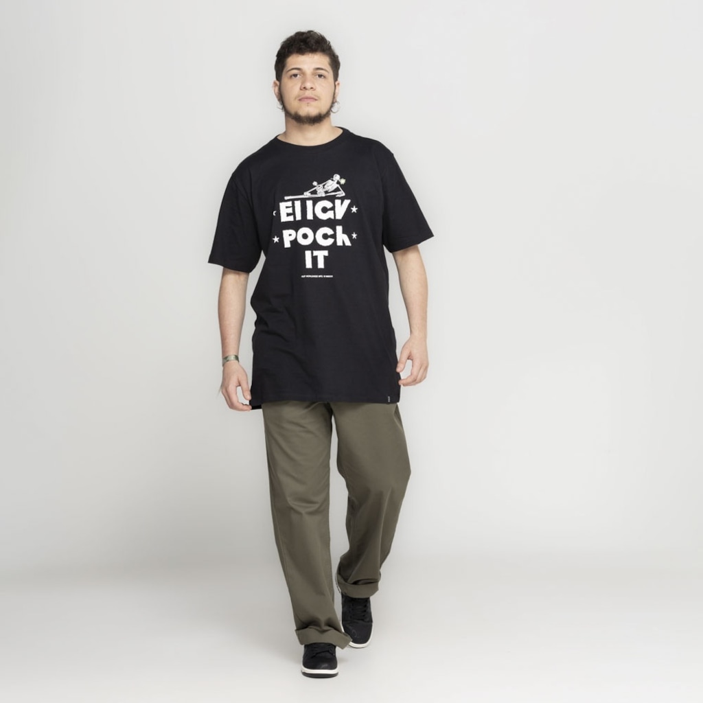 Camiseta Huf Manga Curta Get Folded