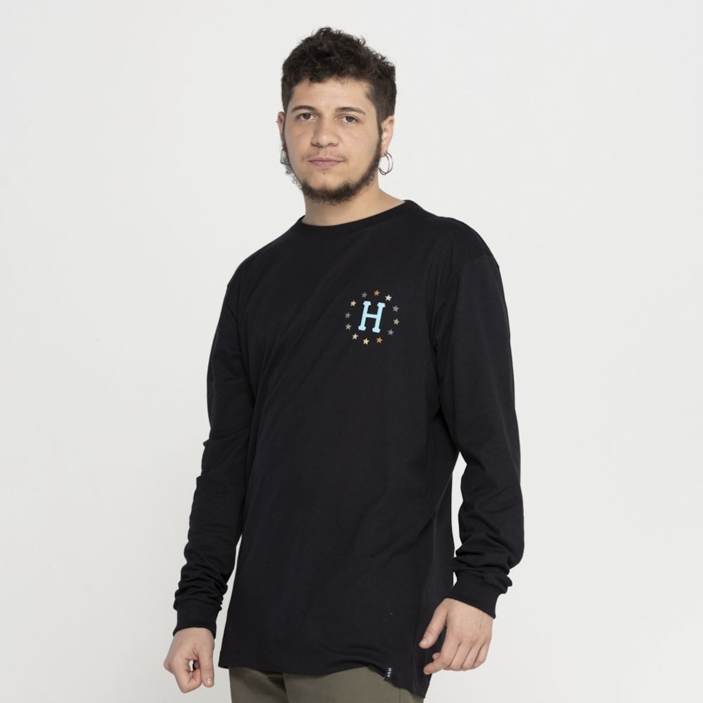 Imagem 3 do produto Camiseta Huf Manga Longa Puff Galaxies