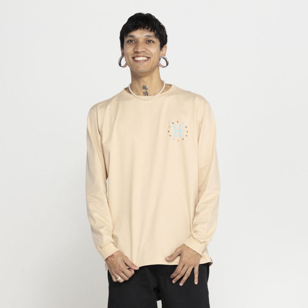 Imagem 2 do produto Camiseta Huf Manga Longa Puff Galaxies