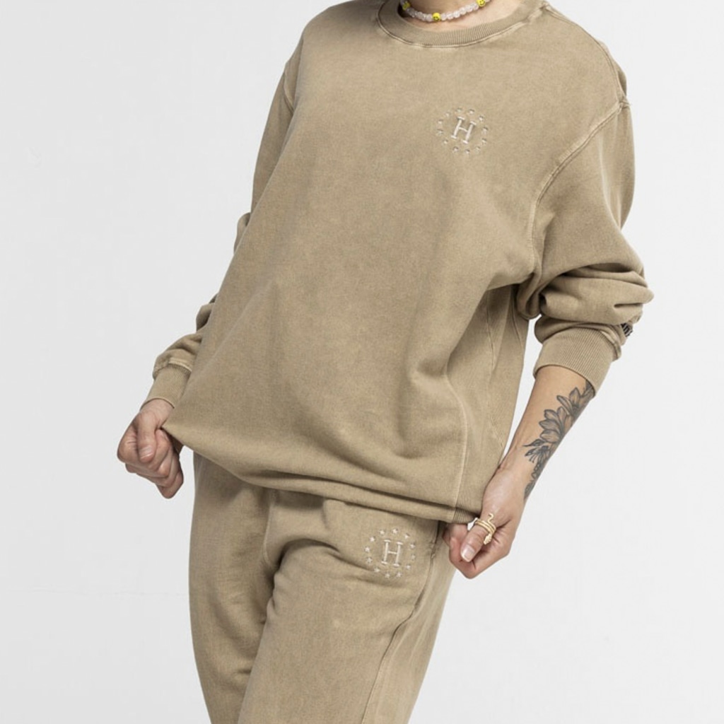 Imagem 2 do produto Blusa de Moletom Huf Careca Galaxy Faded Crewnec