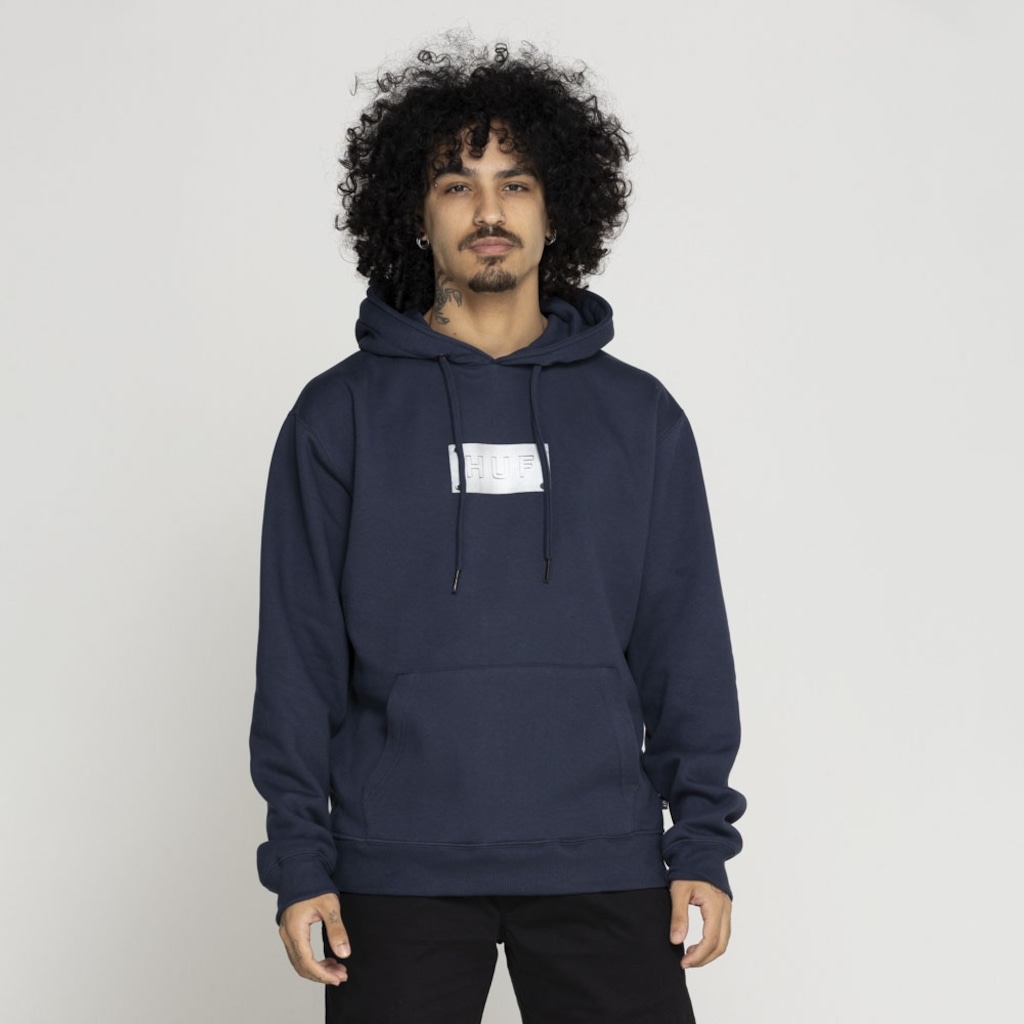 Imagem 2 do produto Blusa de Moletom Huf com Capuz Canguru Hardware