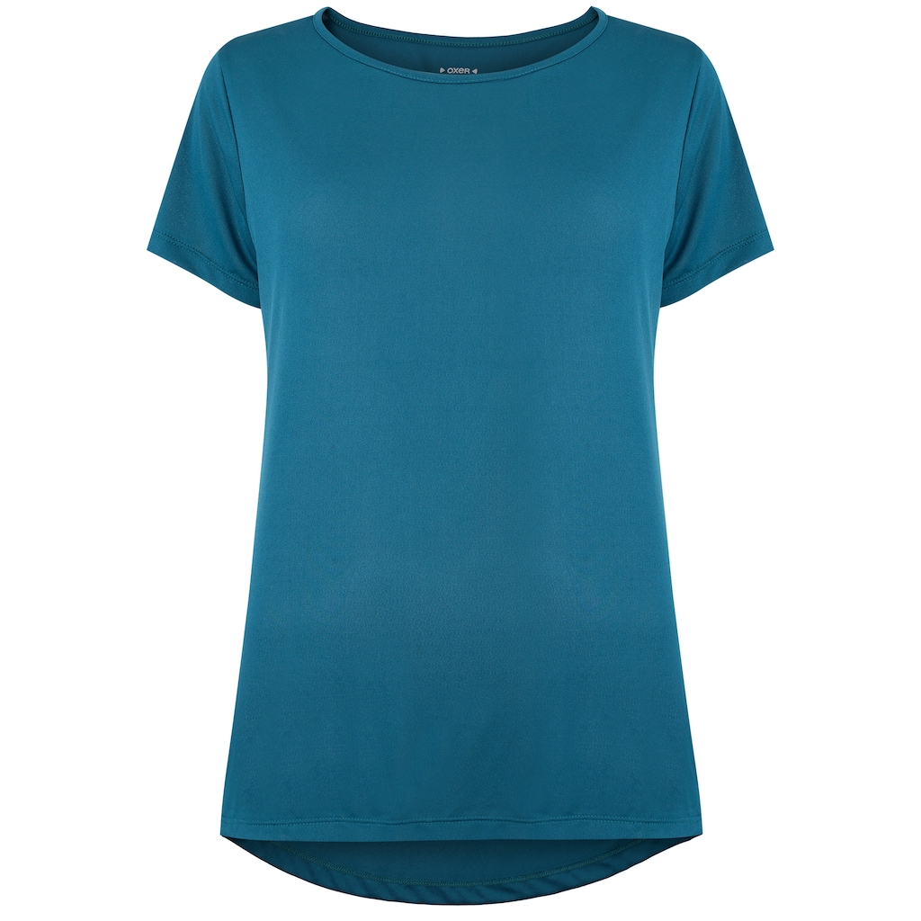 Camiseta Feminina Oxer Manga Curta Basica Jogging New II