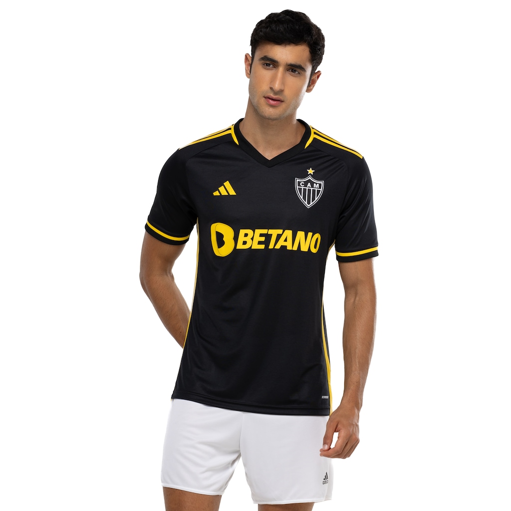 Camisa do Atlético-MG III 23 adidas Masculina Torcedor - Foto 2
