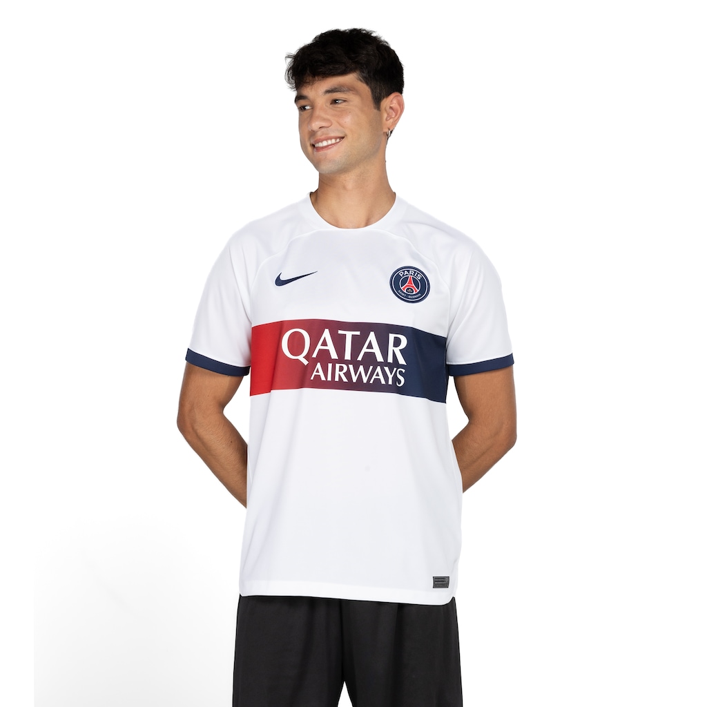 Camisa do PSG II 23 Nike Masculina Torcedor - Foto 2
