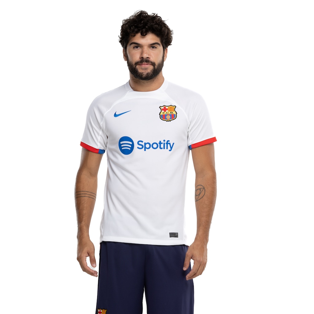 Camisa do Barcelona II 23 Nike Masculina Torcedor - Foto 2
