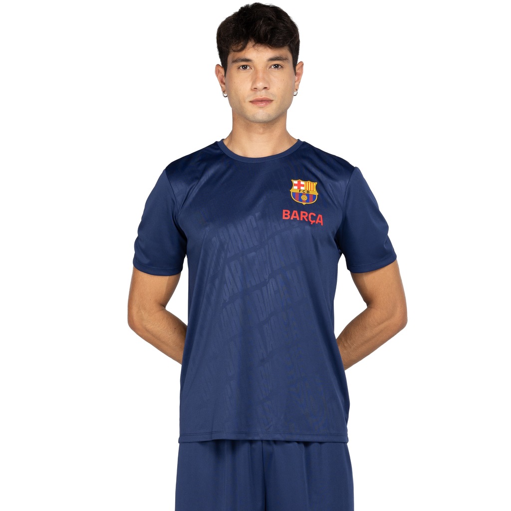 Camiseta Barcelona Masculina Embossed - Foto 2