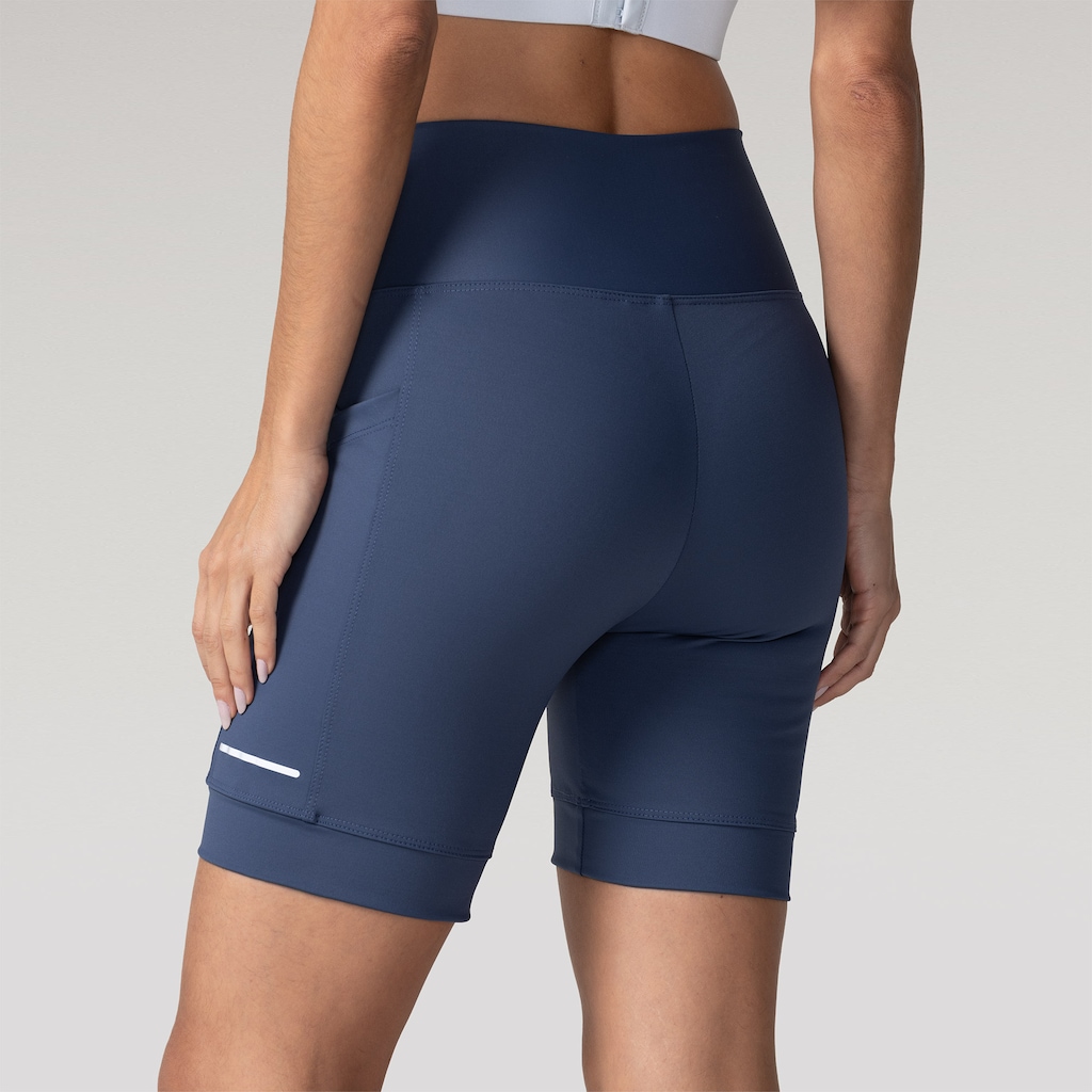 Imagem 3 do produto Bermuda Feminina Oxer Bolso Lateral Cós Médio Alta Compressão