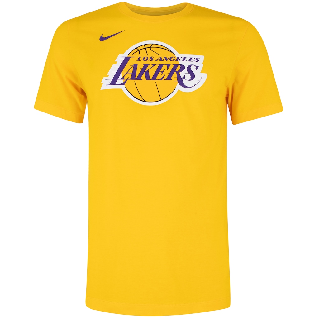 Camiseta Los Angeles Lakers NBA Masculina Nike Manga Curta Logo1 Ss Tee