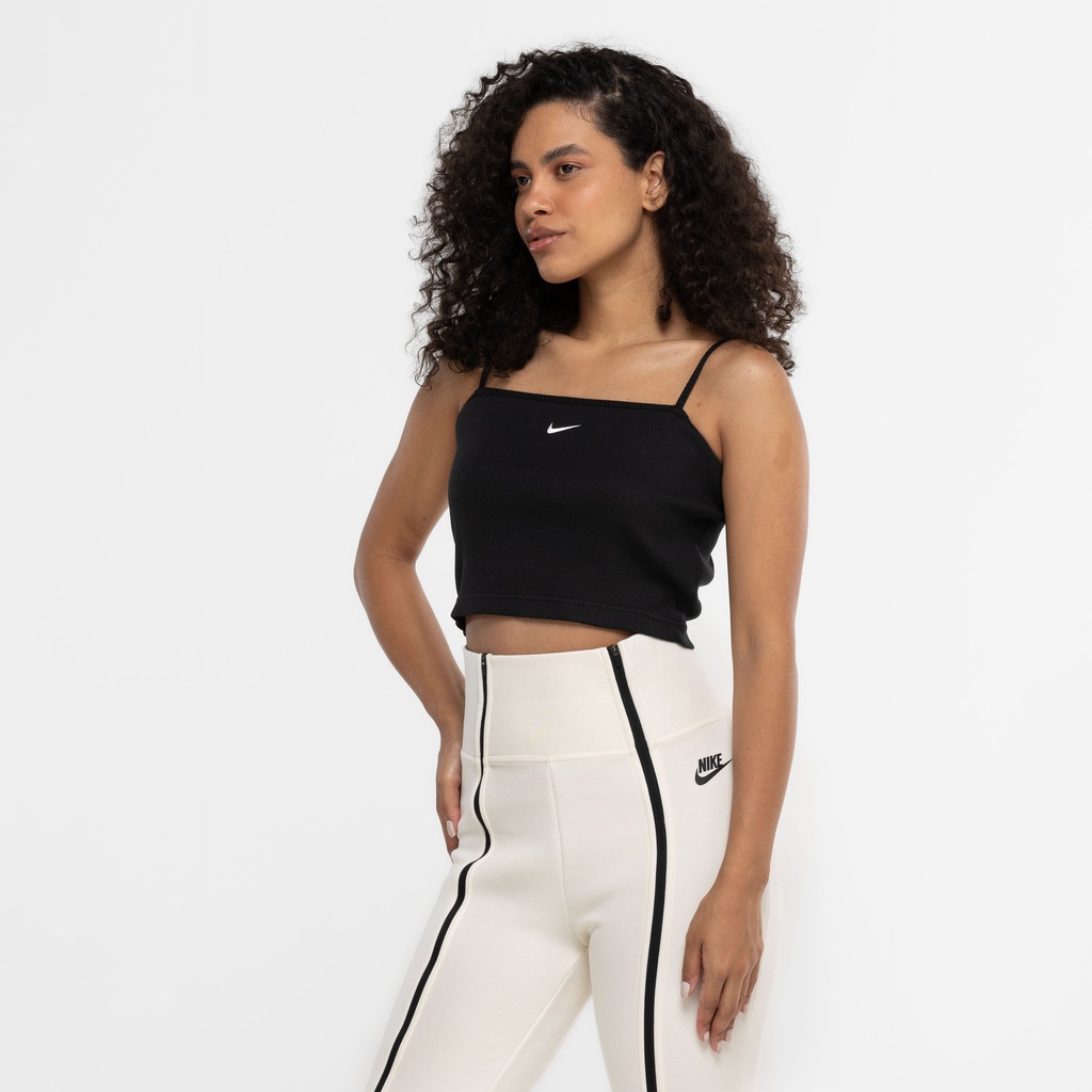 Imagem 4 do produto Camiseta Regata Cropped Feminina Nike Sportswear Essential Rib
