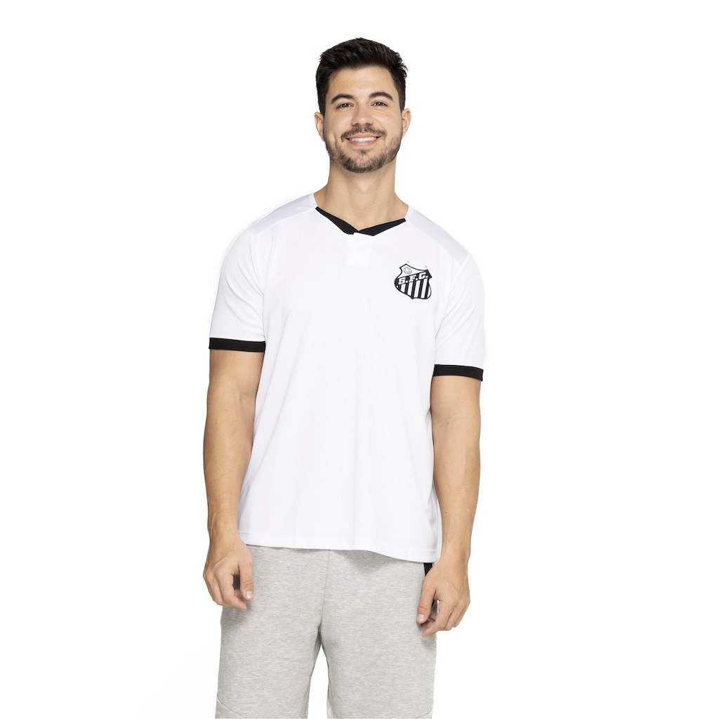 Camisa Polo do Santos Braziline Masculina Enginges
