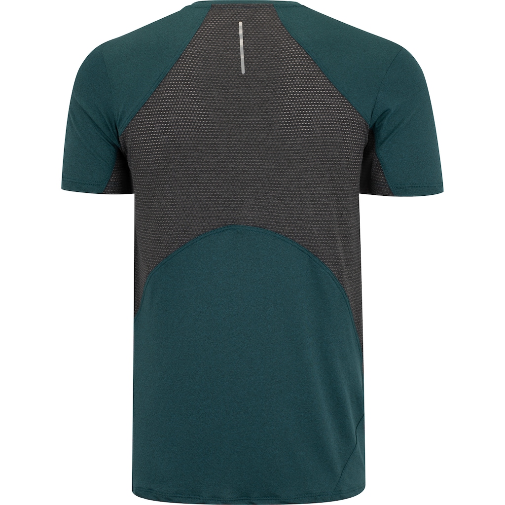 Imagem 2 do produto Camiseta Masculina ASICS Manga Curta Respirável de Secagem Rápida Refletiva Mescla