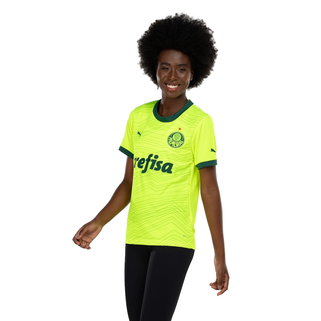 Camisa do Palmeiras III 23 Puma Feminina Torcedor