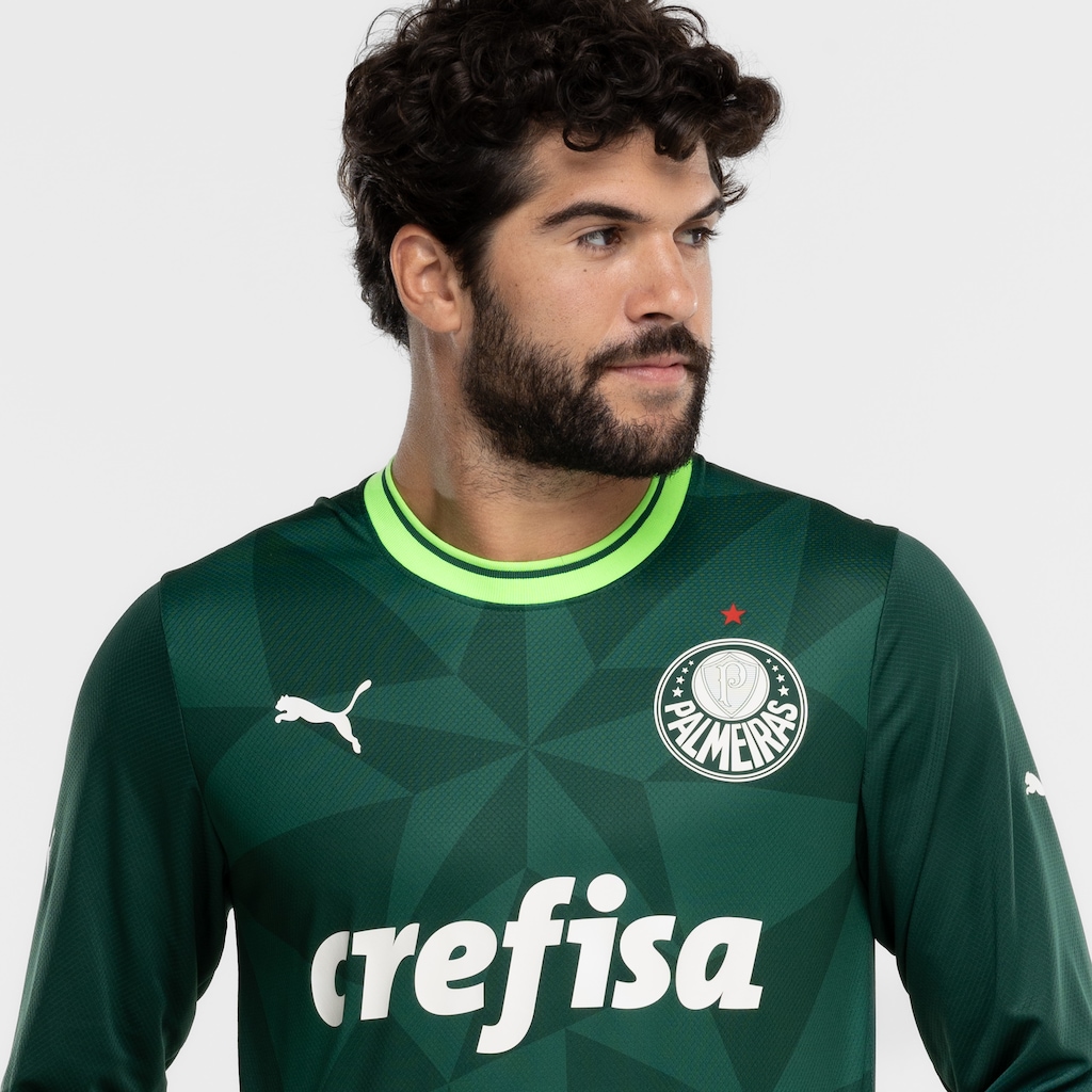 Imagem 5 do produto Camisa Manga Longa do Palmeiras I 23 Puma Masculina Torcedor