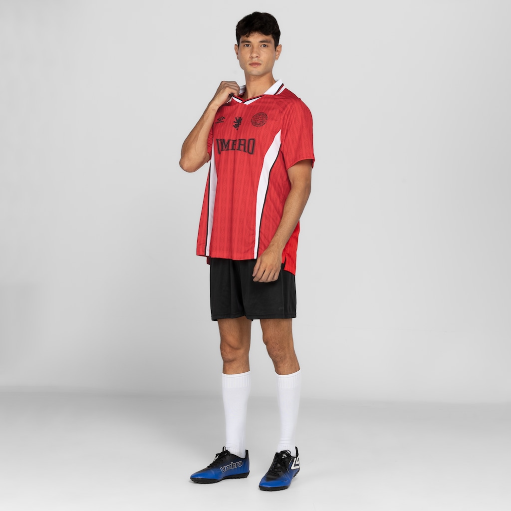 Camisa Masculina Umbro Jersey Stripe - Foto 4