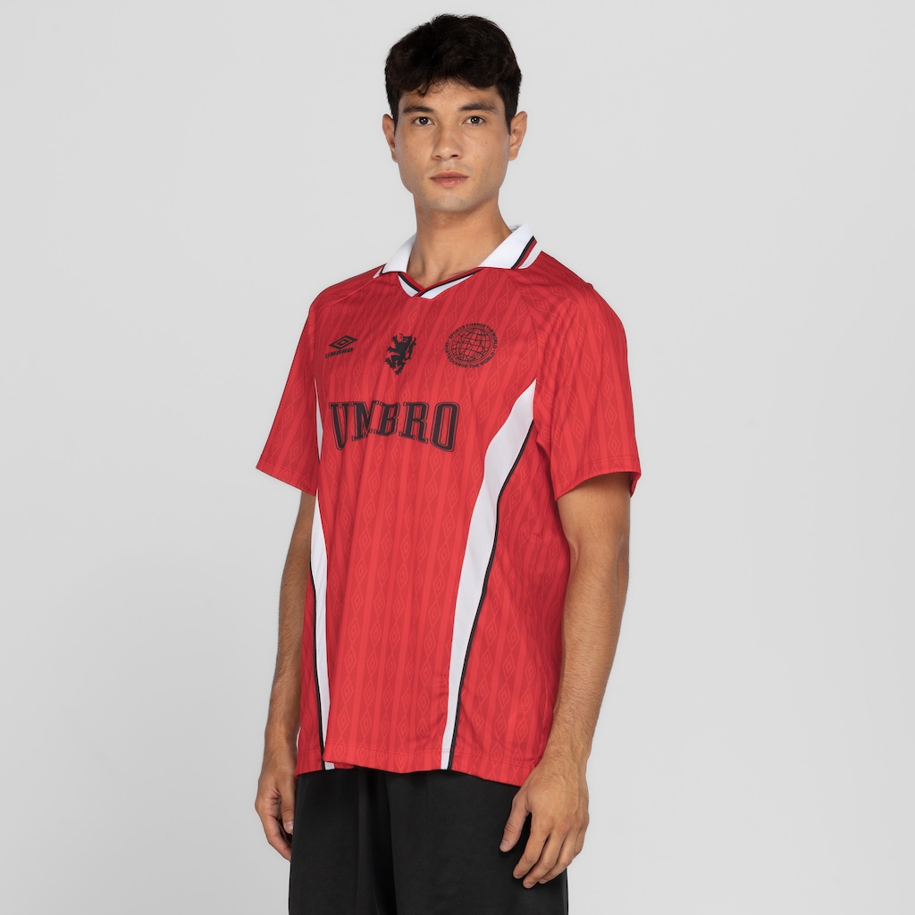 Camisa Masculina Umbro Jersey Stripe - Foto 5