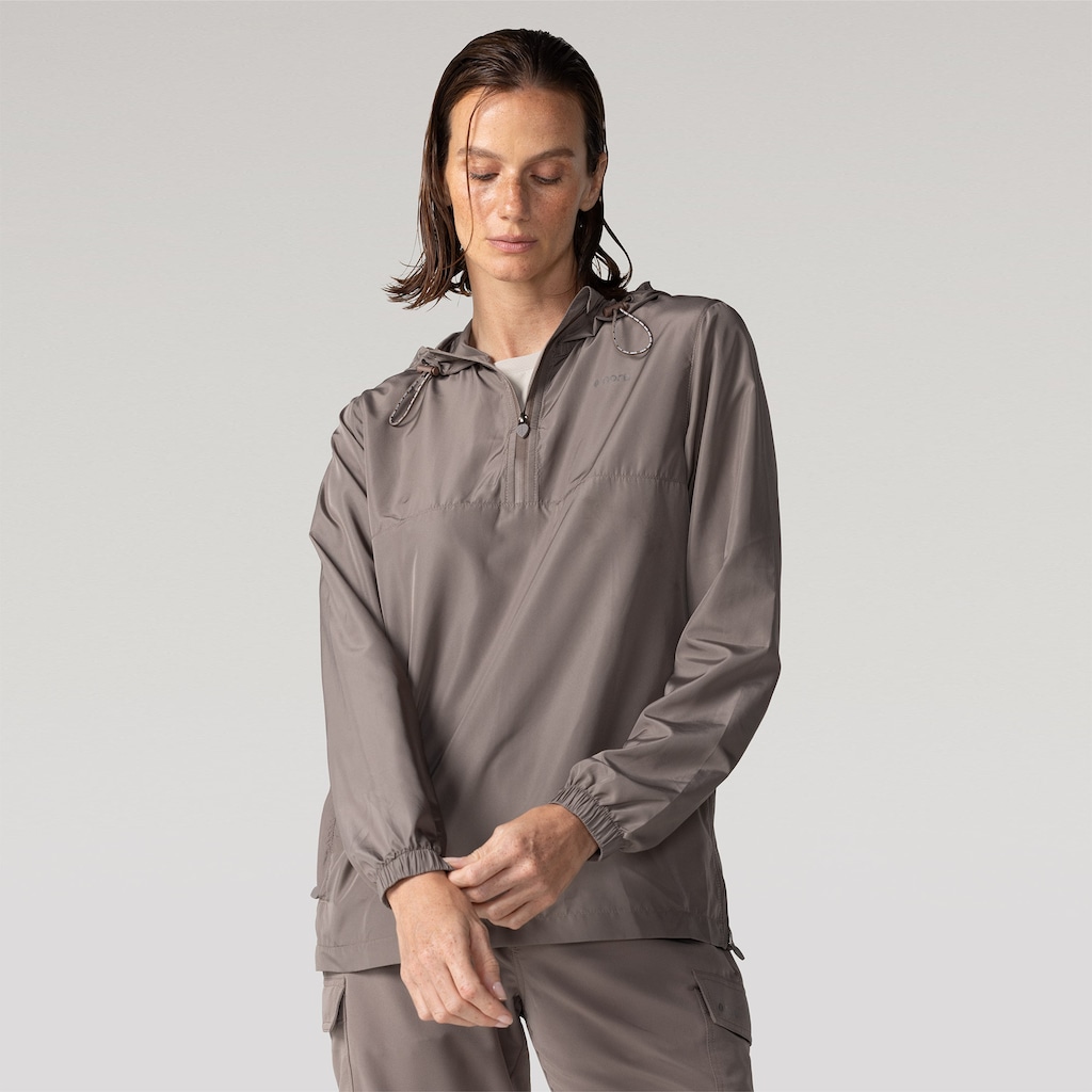 Blusão Feminino Nord com Capuz Resistente à Água