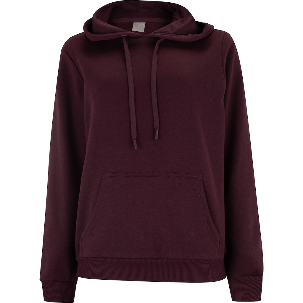 Blusa de Moletom Feminino Oxer com Capuz Canguru Fleece