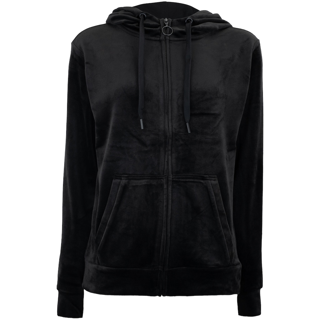 Jaqueta Oxer com Capuz Plush Cap Bex - Feminina