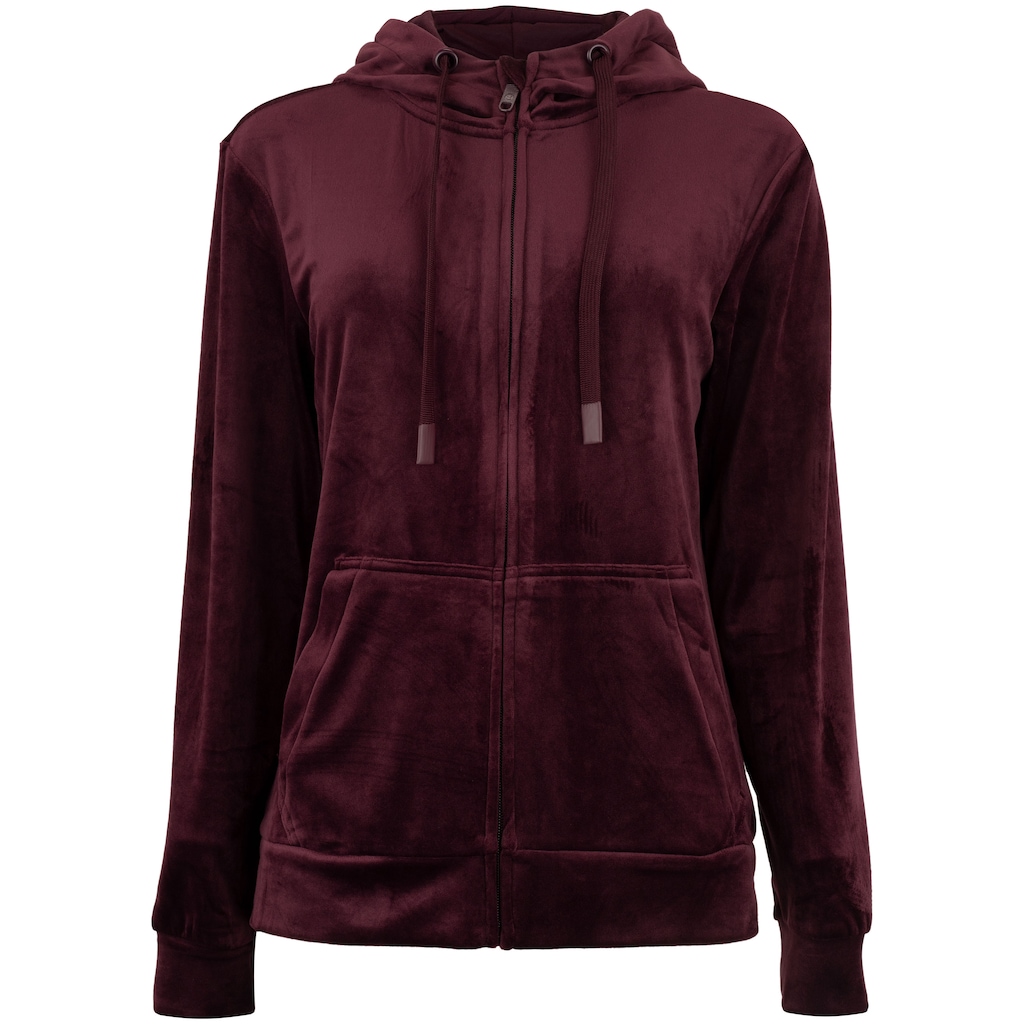 Jaqueta Oxer com Capuz Plush Cap Bex - Feminina