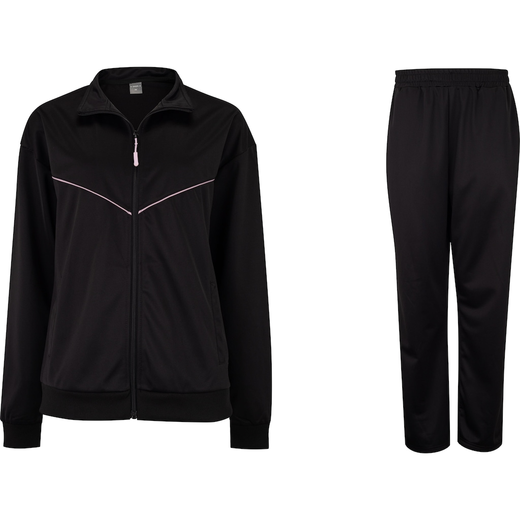 Conjunto de Agasalho Oxer Feminino Politrico Bolso Recortes