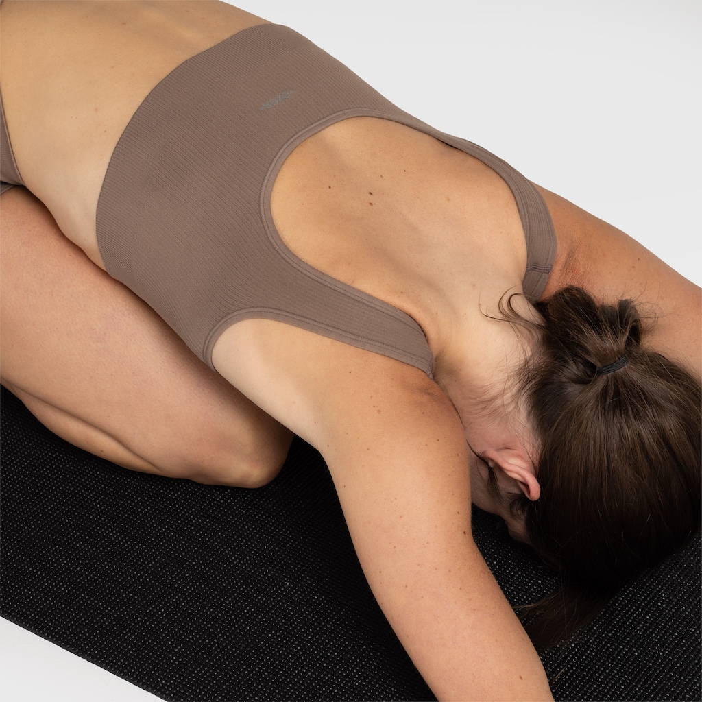 Imagem 5 do produto Top Fitness sem Bojo Oxer Média Sustentação Canelado Sem Costura