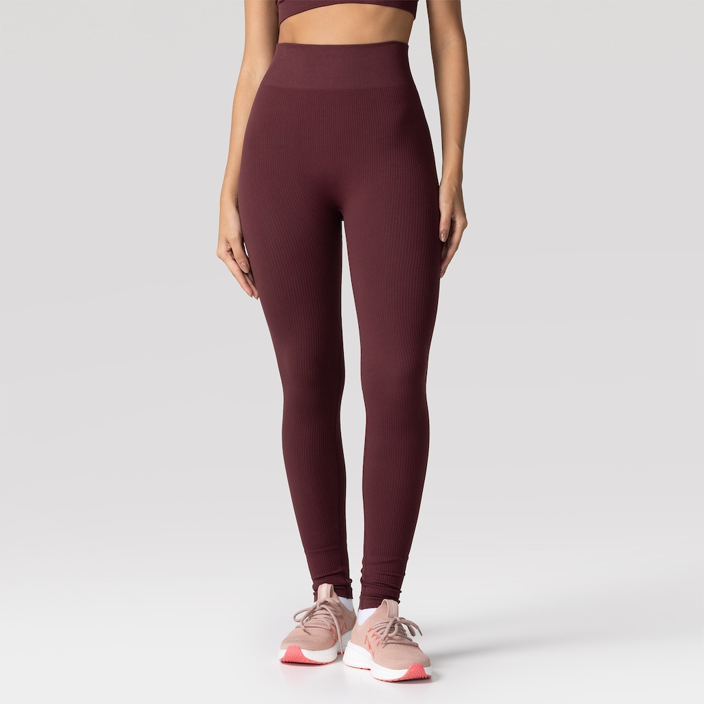 Calça Legging Feminina Oxer Canelada Sem Costura