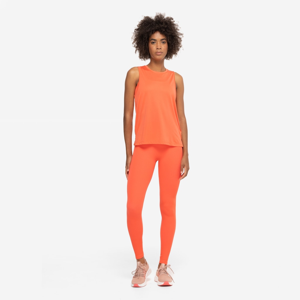 Imagem 4 do produto Calça Legging Feminina Oxer Canelada Sem Costura