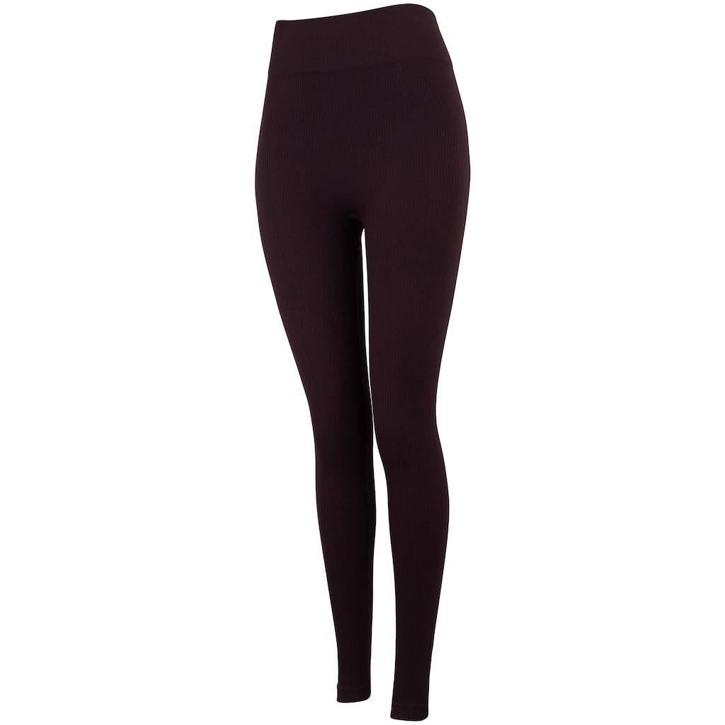 Calça Legging Feminina Oxer Canelada Sem Costura - Foto 1