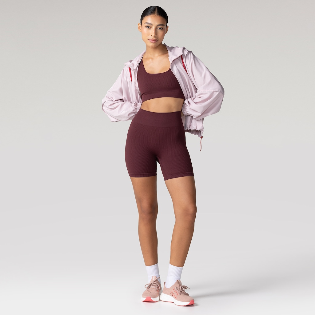 Short Feminino Oxer Canelado Sem Costura - Foto 3