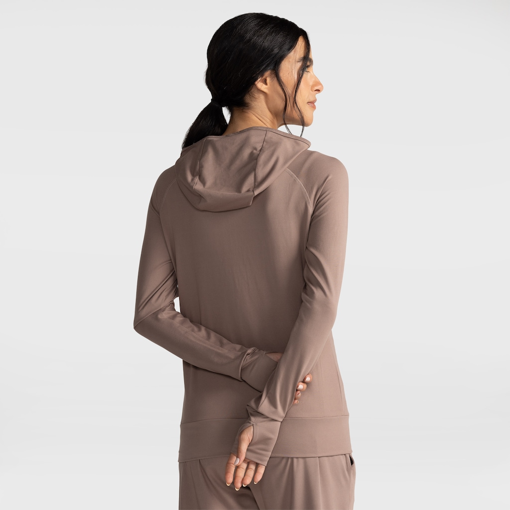 Imagem 2 do produto Jaqueta Oxer com Capuz Jogging com Bolso Seguro -Feminina